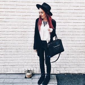 H&M Divided black pleather pants